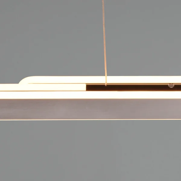 CANDEEIRO DE TETO SUSPENSO LED 48W 2700-6500K ALUMÍNIO POLIDO HELENA