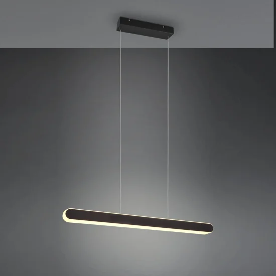 CANDEEIRO DE TETO SUSPENSO LED 48W 2700-6500K PRETO HELENA 2