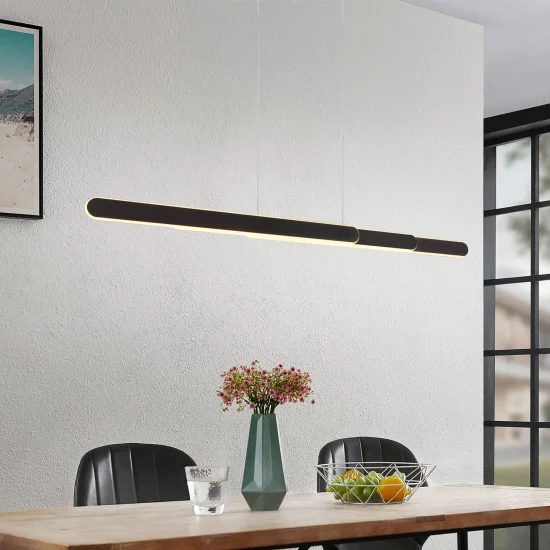 CANDEEIRO DE TETO SUSPENSO LED 48W 2700-6500K PRETO HELENA