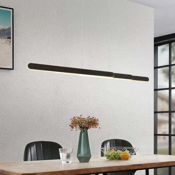 CANDEEIRO DE TETO SUSPENSO LED 48W 2700-6500K PRETO HELENA