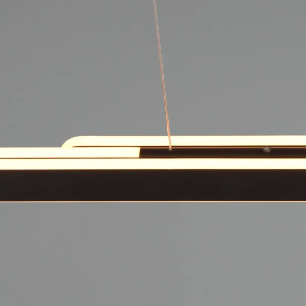 CANDEEIRO DE TETO SUSPENSO LED 48W 2700-6500K PRETO HELENA