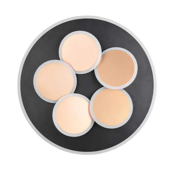 PLAFON DE TETO LED 35W 2700-6500K PRETO/OURO MILAN