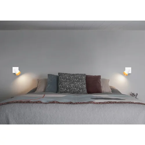 FOCO DE TETO/PAREDE METAL BRANCO GU10 SILVANO