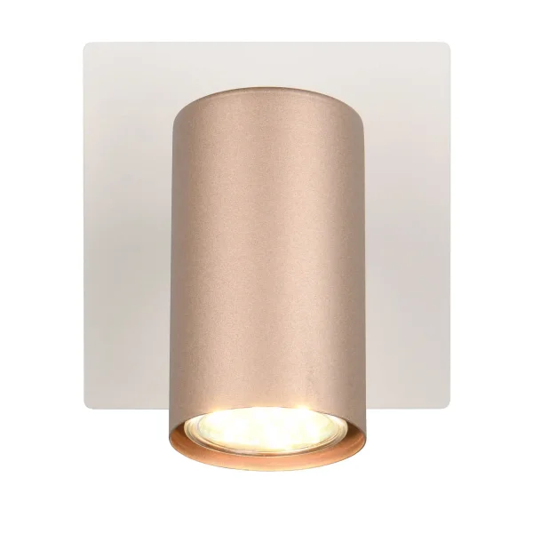 FOCO DE TETO/PAREDE METAL COFFEE/GRIS GU10 GRAFTON