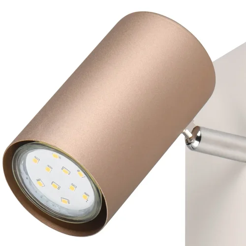 FOCO DE TETO/PAREDE METAL COFFEE/GRIS GU10 GRAFTON