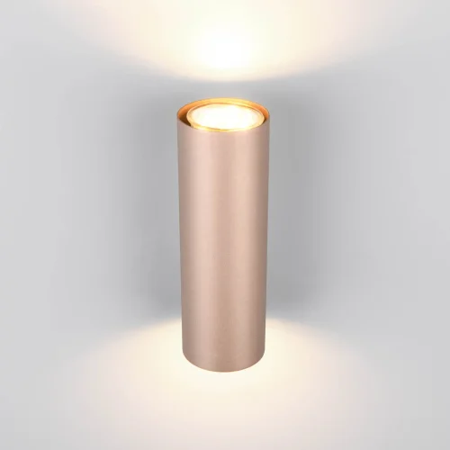 CANDEEIRO DE PAREDE 2 LUZES BIDIRECIONAIS METAL COFFEE/GRIS GU10 GRAFTON