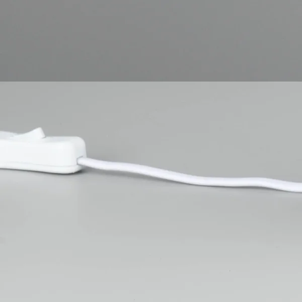 CANDEEIRO DE MESA METAL BRANCO E14 GASPAR