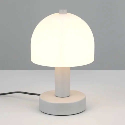 CANDEEIRO DE MESA METAL GRIS ABSOLUTO E14 GASPAR