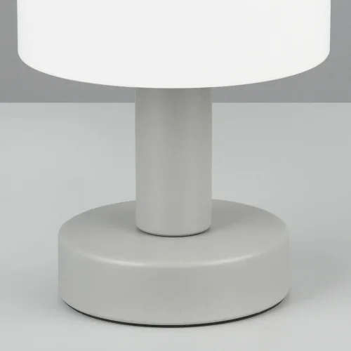 CANDEEIRO DE MESA METAL GRIS ABSOLUTO E14 GASPAR