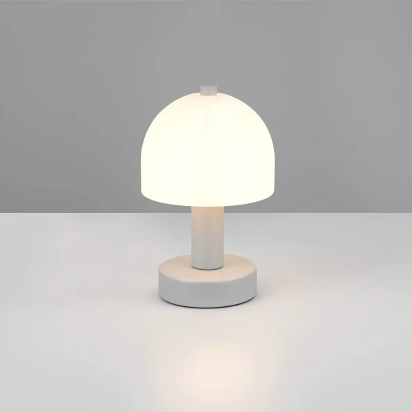 CANDEEIRO DE MESA METAL GRIS ABSOLUTO E14 GASPAR