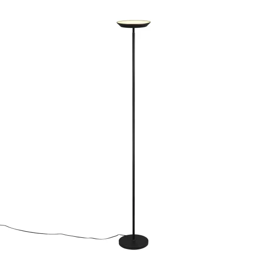 CANDEEIRO DE PÉ LED 17W REGULÁVEL 2700-6500K PRETO SCHUBERT