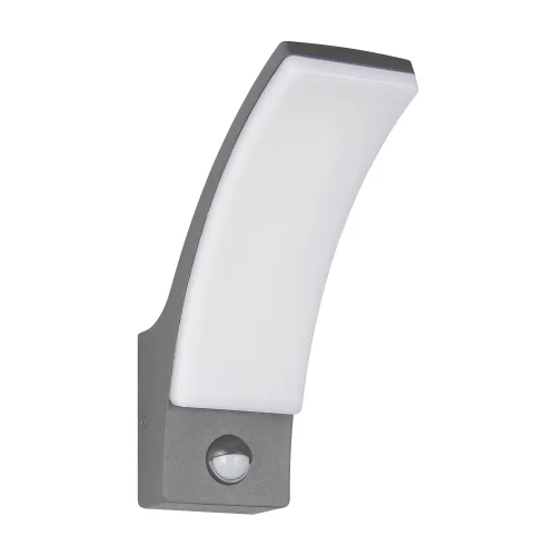 APLIQUE EXTERIOR 12,5W 4000K ANTRACITE IP44 C/SENSOR LIRIO