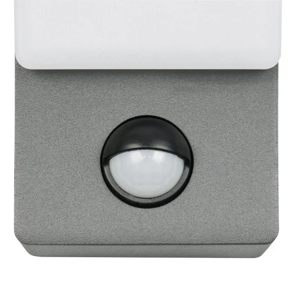 APLIQUE EXTERIOR 12,5W 4000K ANTRACITE IP44 C/SENSOR LIRIO