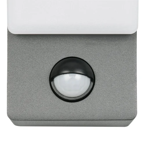 APLIQUE EXTERIOR 12,5W 4000K ANTRACITE IP44 C/SENSOR LIRIO