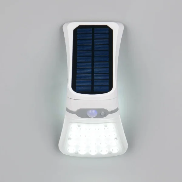APLIQUE EXTERIOR SOLAR 3,5W 4000K COM SENSOR BASCULANTE IP44 TRELLIS