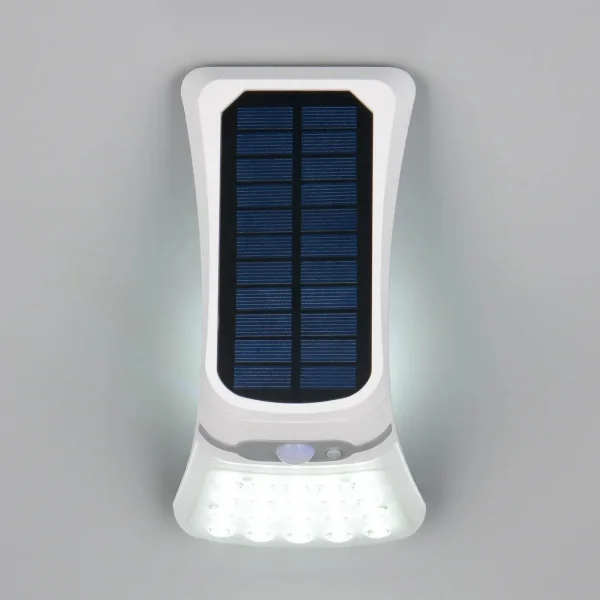 APLIQUE EXTERIOR SOLAR 3,5W 4000K COM SENSOR BASCULANTE IP44 TRELLIS