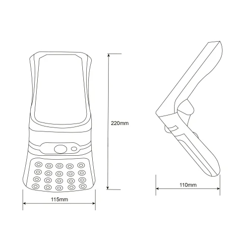 APLIQUE EXTERIOR SOLAR 3,5W 4000K COM SENSOR BASCULANTE IP44 TRELLIS