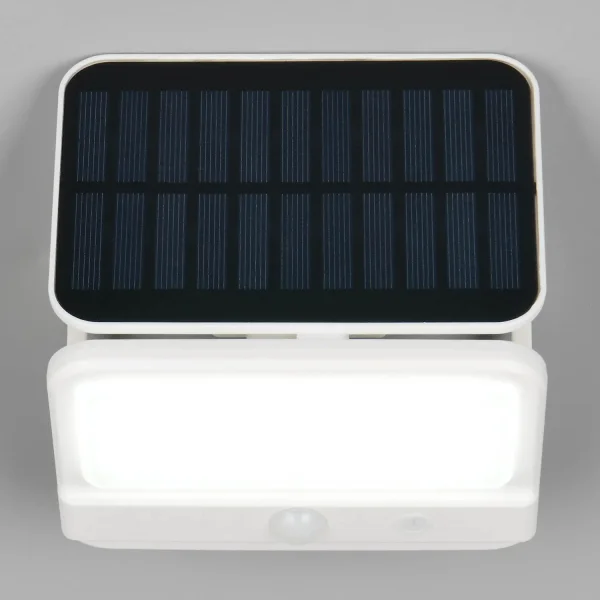 APLIQUE EXTERIOR SOLAR 4W 4000K COM SENSOR BASCULANTE IP44 VITEX