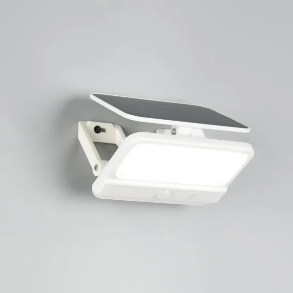 APLIQUE EXTERIOR SOLAR 4W 4000K COM SENSOR BASCULANTE IP44 VITEX