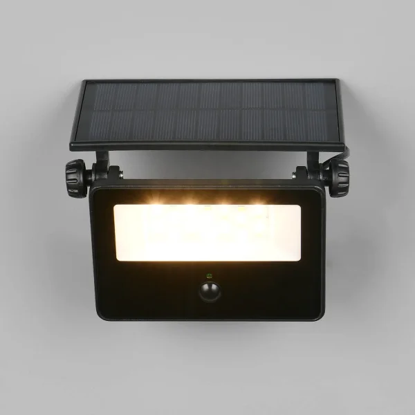APLIQUE DE EXTERIOR SOLAR 10W 3000K-6000K SENSOR BASCULANTE IP54 MUSCARI