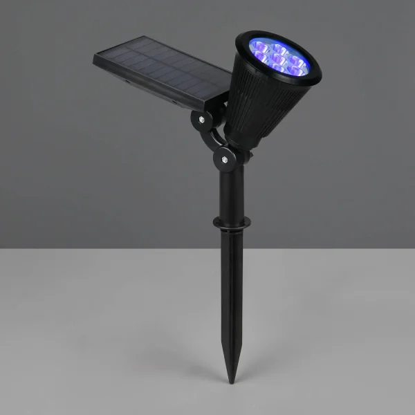 FOCO EXTERIOR SOLAR 1W SENSOR DE ESCURECIMENTO IP44 RGB FLAX