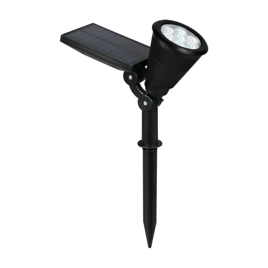 FOCO EXTERIOR SOLAR 1W SENSOR DE ESCURECIMENTO IP44 RGB FLAX