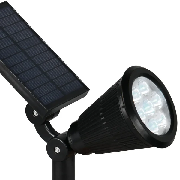 FOCO EXTERIOR SOLAR 1W SENSOR DE ESCURECIMENTO IP44 RGB FLAX