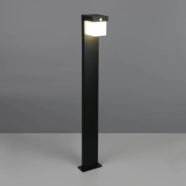 BALIZA EXTERIOR SOLAR 5,5W 4000K SENSOR IP44 100CM CORIANDER