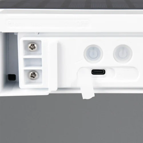 APLIQUE EXTERIOR SOLAR HÍBRIDO 6W 4000K SENSOR IP44 BRANCO BEGA