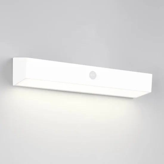 APLIQUE EXTERIOR SOLAR HÍBRIDO 6W 4000K SENSOR IP44 BRANCO SUNDEW