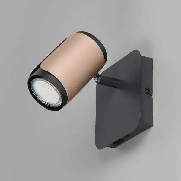 SPOT DE PAREDE/TETO GU10 METAL COFFEE GIADA