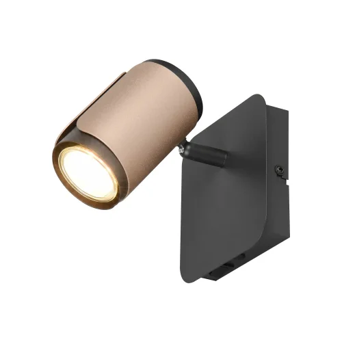 SPOT DE PAREDE/TETO GU10 METAL COFFEE GIADA