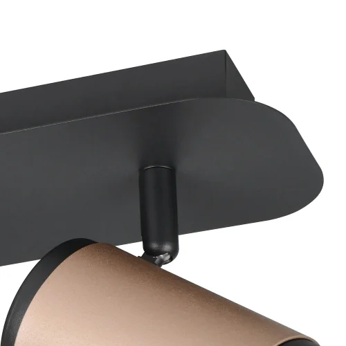 SPOT DE PAREDE/TETO 2 LUZES GU10 METAL COFFEE GIADA