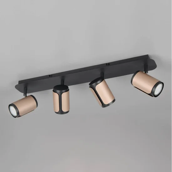 SPOT DE PAREDE/TETO 4 LUZES GU10 METAL COFFEE GIADA 2