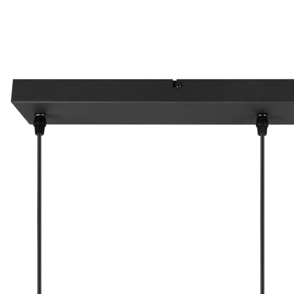 CANDEEIRO DE TETO 3 LUZES E27 PAPIERGARN CASTANHO NAHELE