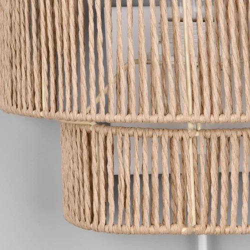 APLIQUE DE PAREDE E27 PAPIERGARN CASTANHO SELKIS