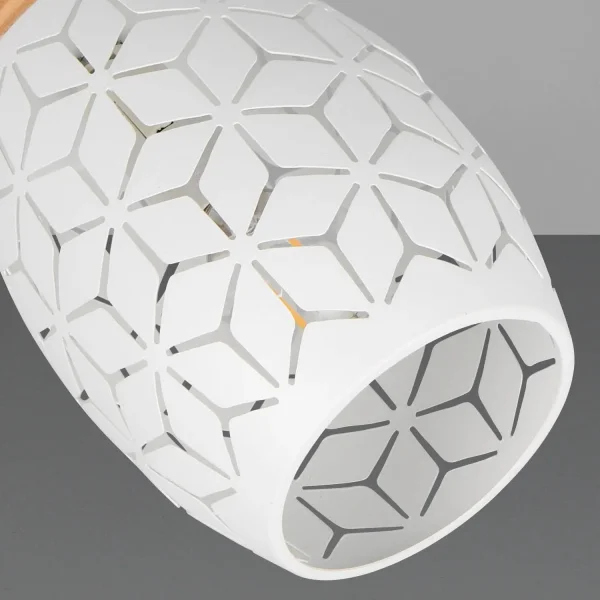 APLIQUE DE PAREDE 1 LUZ METAL BRANCO E14 BIRKITA