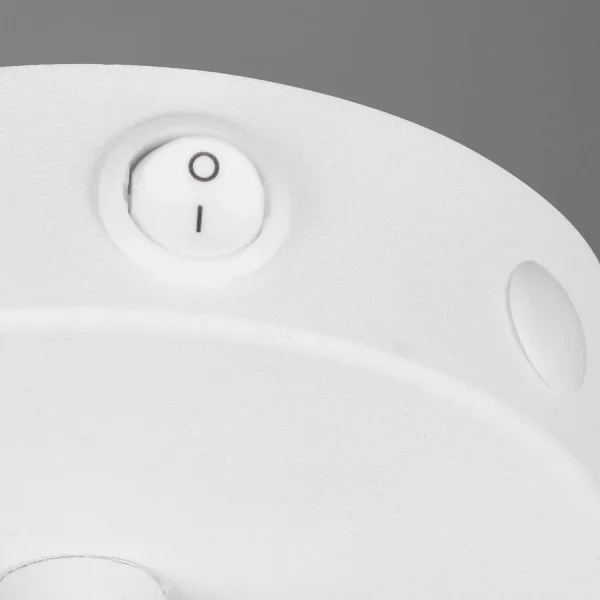 APLIQUE DE PAREDE 1 LUZ METAL BRANCO E14 BIRKITA