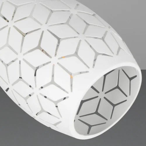 FOCO DE TETO/PAREDE 2 LUZES METAL BRANCO E14 BIRKITA