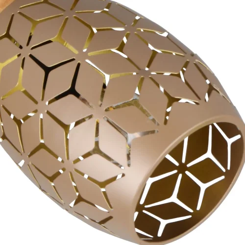 FOCO 2 LUZES TETO/PAREDE METAL COFFEE E14 BIRKITA