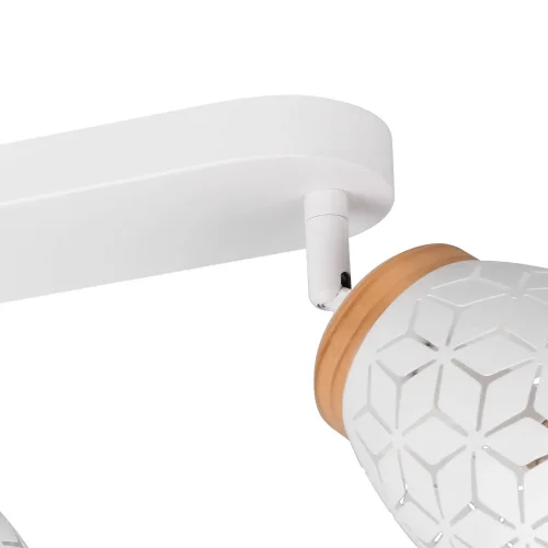 SPOT 4 LUZES DE TETO METAL BRANCO E14 BIRKITA