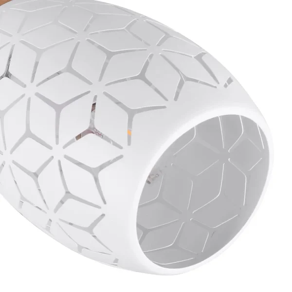 PLAFON DE TETO 3 LUZES METAL BRANCO E14 BIRKITA