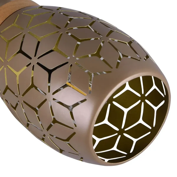 PLAFON DE TETO 3 LUZES METAL COFFEE E14 BIRKITA