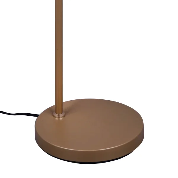 CANDEEIRO DE PÉ 1 LUZ METAL COFFEE E27 BIRKITA