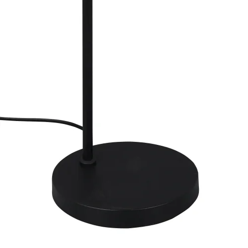 CANDEEIRO DE PÉ 1 LUZ METAL PRETO E27 BIRKITA