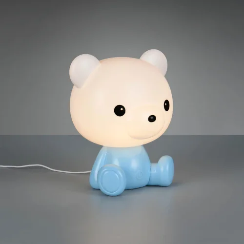 CANDEEIRO DE MESA LED 3W 3000K RGB URSINHO AZUL