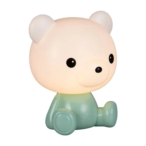 CANDEEIRO DE MESA LED 3W 3000K RGB URSINHO VERDE