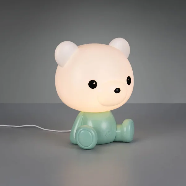 CANDEEIRO DE MESA LED 3W 3000K RGB URSINHO VERDE