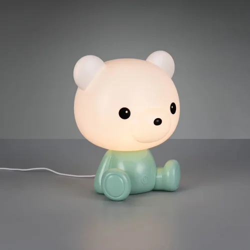 CANDEEIRO DE MESA LED 3W 3000K RGB URSINHO VERDE