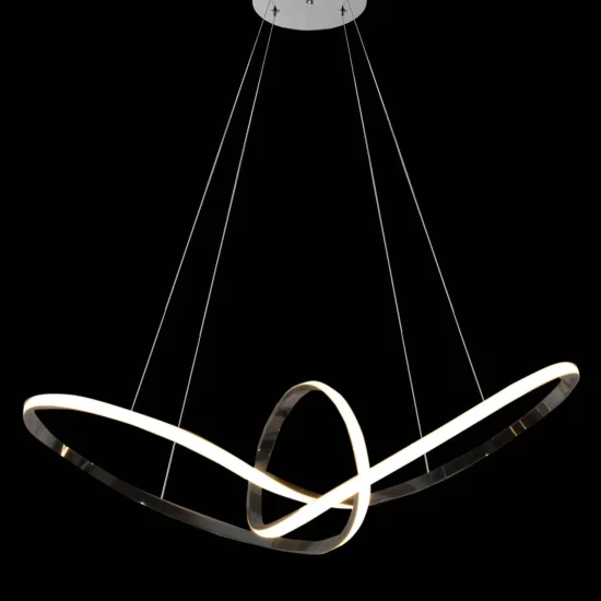 SUSPENSÃO LED 39W REGULÁVEL COR/INTENSIDADE CROMO OLIMPO 2